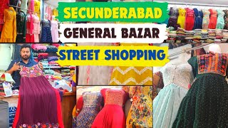 Secunderabad General Bazar Street Shoppingకి వెళ్తున్నారాHyderabad Street Shopping Vlog 2023 [upl. by Lebar]