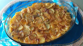 🌺 Posni pekarski krompir sa tikvicama  Baked potato with zucchini 🌸 [upl. by Lashar314]