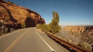 01 Biking Colorado National Monument indoor training video [upl. by Eyar]