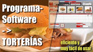 TORTERIA PROGRAMA  SOFTWARE FÁCIL DE USAR [upl. by Hassin]