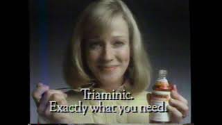 1985 Triaminic Cold Syrup quotExactly what you neededquot TV Commercials [upl. by Maurise]