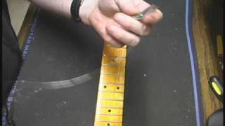 Relicing An Electric Guitar Neck Session 1 [upl. by Hirsh367]