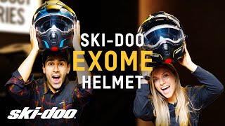 Product Series Discover the Exome Helmet lineup  SkiDoo [upl. by Essyla]