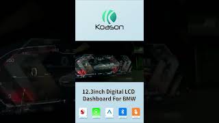 123inch Digital LCD Dashboard For BMW F10 F11 F01 F18 F07 F12 F13 F02 F25 F26 F15 F16 koasonbmw [upl. by Andrea]