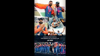 India Lifts the T20 World Cup 2024  Lehra Do  Vande Mataram  Song [upl. by Montanez]