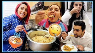 MAKING BIRYANI FOR THE FIRST TIME and my fam LOVED it  BodmonZaid [upl. by Ativad]