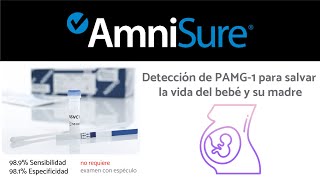 Amnisure Test  Ruptura Prematura de Membrana Fetal [upl. by Sahc418]