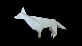 ORIGAMI WOLF 🐺 Oz Neyer [upl. by Linker]