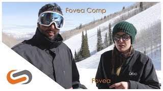 POC Fovea vs Fovea Comp Goggle Review  SportRx [upl. by Leunad]