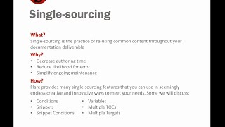 MadCap Flare for the Total Newbie Why Singlesourcing Multichannel Publishing is Essential [upl. by Goltz]