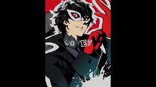 akira kurusu  joker  persona 5  quotwhat is lovequot  edit anime manga videogames [upl. by Eecats634]