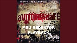 Toque no Altar  Meu Redentor Playback [upl. by Rubie]