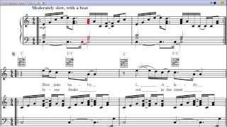 Elton Johns Tiny Dancer  Piano Sheet Music Teaser [upl. by Lovel]