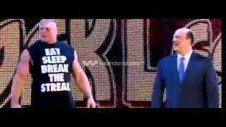 Brock Lesnar Entrance Pyro Fail Monday Night Raw 07042014 [upl. by Ahkeber]