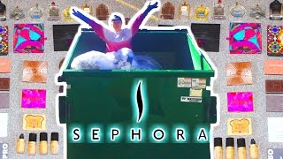 DUMPSTER DIVING AT SEPHORA [upl. by Lorusso378]