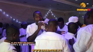 KOLADE ONANUGAS PERFORMANCE  BAFFYS ALL WHITE PARTY [upl. by Lindsy]