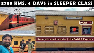 KANNIYAKUMARI to KOCHI Ernakulam  HIMSAGAR Express Complete Journey PART 1 [upl. by Alit]