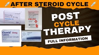 Post Cycle Therapy Full Information  most important for after steroid cycle FitBunny01 [upl. by Adnohr442]