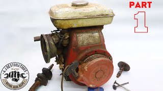 Old Honda G150 Engine Restoration Part 1 of 2 [upl. by Kare]