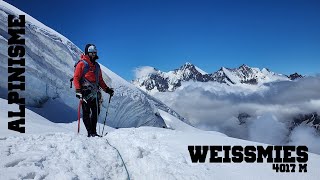 Alpinisme  Weissmies 4027 m  en amoureux [upl. by Eimorej276]