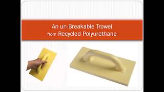 How to make polyurethane trowel [upl. by Nema256]