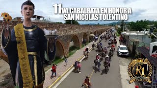 San Nicolas Tolentino 2024 TRADICIONAL 11va CABALGATA y TOROS DE A CABALLO Â¡Rancho el Negociante [upl. by Maddalena]