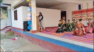 Saraswati Vandana Dance schoolprogram saraswati vandana dancestudents easydancesteps [upl. by Hanikehs160]