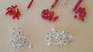 Silverlined seed beads [upl. by Borries834]