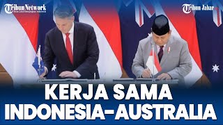 Prabowo Indonesia dan Australia menandatangani pakta pertahanan bersejarah [upl. by Nnailuj]