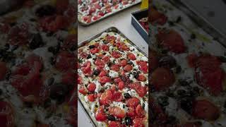 🍅 Ricetta FOCACCIA BARESE multicereali 37h di lievitazione [upl. by Ydaj]