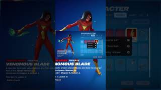 skin \ NEW SPIDERWOMEN SKIN 🔴fortnite shorts wow spiderman marvel spiderwomen [upl. by Haramat]