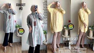 MURAH tapi MEWAH 😍 Tunik Terbaru  Model Gamis amp Baju Setelan Wanita Masa Kini [upl. by Allisirp883]