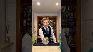 Negroni Bianco Italicus London Dry Gin Vermouth Dry bartender cocktail drink barman mixology [upl. by Ecirtahs]