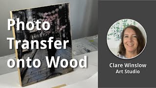 Inkjet Transfer onto Wood Panel [upl. by Florence]