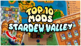 10✅ MODS ESCENCIALES para tu STARDEW VALLEY  VERSIÓN 16 [upl. by Enisamoht]