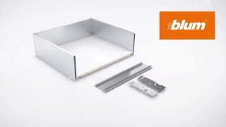 LEGRABOX 櫃桶系列  內高櫃桶 前面板安裝示範  Blum [upl. by Maguire]