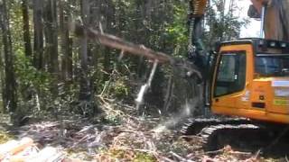 Lako Harvesting Heads Debarking [upl. by Aeriell376]