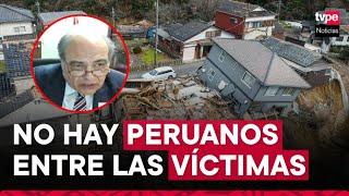 Cancillería no hay peruanos ni extranjeros entre las víctimas del terremoto en Japón [upl. by Otreblif311]