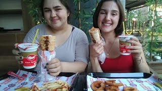 HATAY ANTAKYA DÖNER DÜRÜM  KARDEŞİMLE 1000 ABONE ÖZEL HATAY ANTAKYA MUKBANG  hatay dürüm ASMR [upl. by Nuhsyar684]