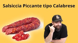 Salsiccia Piccante tipo Calabrese [upl. by Adnam150]