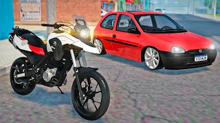 GIRO NA QUEBRADA DE BMW GS 650 😍 GTA SA VIDA REAL [upl. by Bazil]