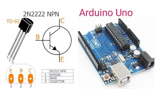 What is 2N2222 npn transistor using with Arduino Uno [upl. by Nyvets]