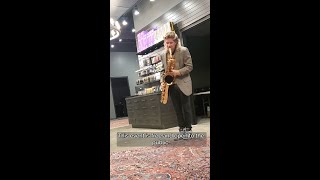 Leo P Visits the Schmitt Music Sax Shop [upl. by Hellene511]