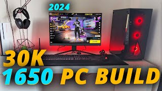 30k PC Build using 1650   1650 Graphic Card  2024  PC Build under 30K [upl. by Aicilak]