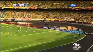 Colombia  Bolivia 50  Eliminatorias Mundial Brasil 2014  1 tiempo [upl. by Eetnuahs]