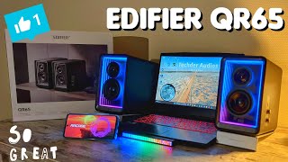 Edifier QR65  Review amp Soundtest quotBEAUTIFUL 3D LED EFFECT  GOOD AUDIOquot [upl. by Miahc186]