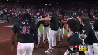 Adrian Del Castillos walkoff homer Dbacks win🐍 [upl. by Burkhart]