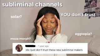 subliminal channels you DON’T trust [upl. by Fayina458]