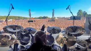 Dimmu Borgir quotGatewaysquot Daray  Drum Cam  Tons of Rock  Norway [upl. by Atsylac]