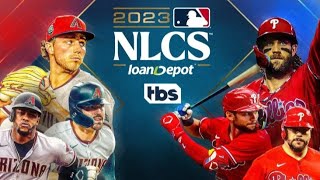 NLCS Game 7  Dbacks vs Phillies  Live Stream  Play by Play [upl. by Hartfield]